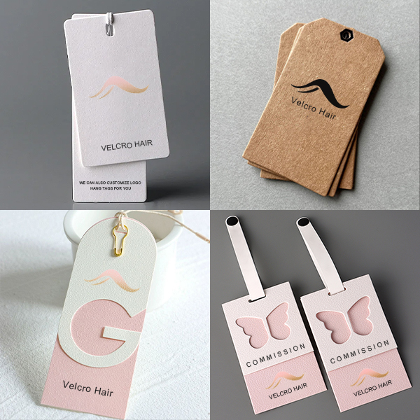 Custom Hair Extensions Logo & Hang Tags